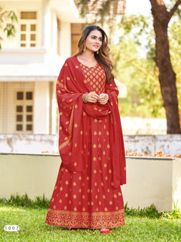 Banwery Paridhi Heavy Rayon Kurti With Dupatta Collection